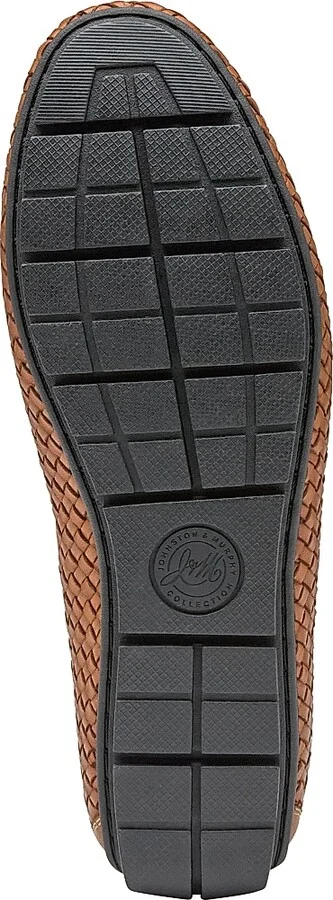 Men's Baldwin Woven Leather Driving Loafers - Tan - Size 8 - Image 6