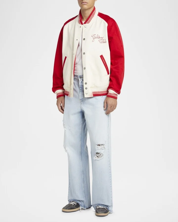 Men's Ball Star Denim and Leather Low-Top Sneakers - Image 5