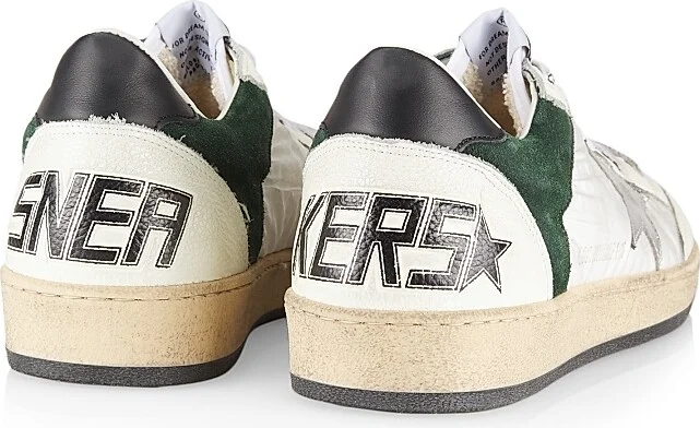 Men's Ball Star Lace-Up Sneakers - Cream Green - Size 7 - Image 3