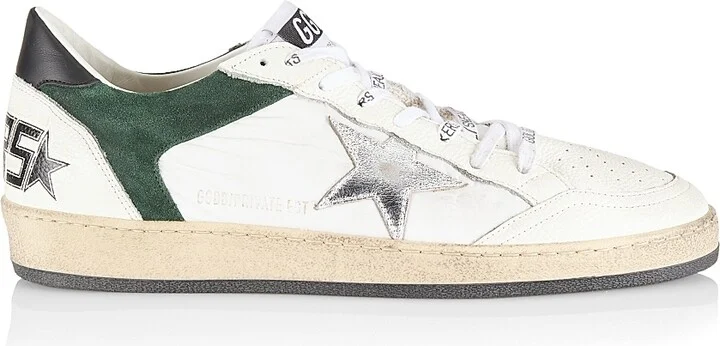 Men's Ball Star Lace-Up Sneakers - Cream Green - Size 7