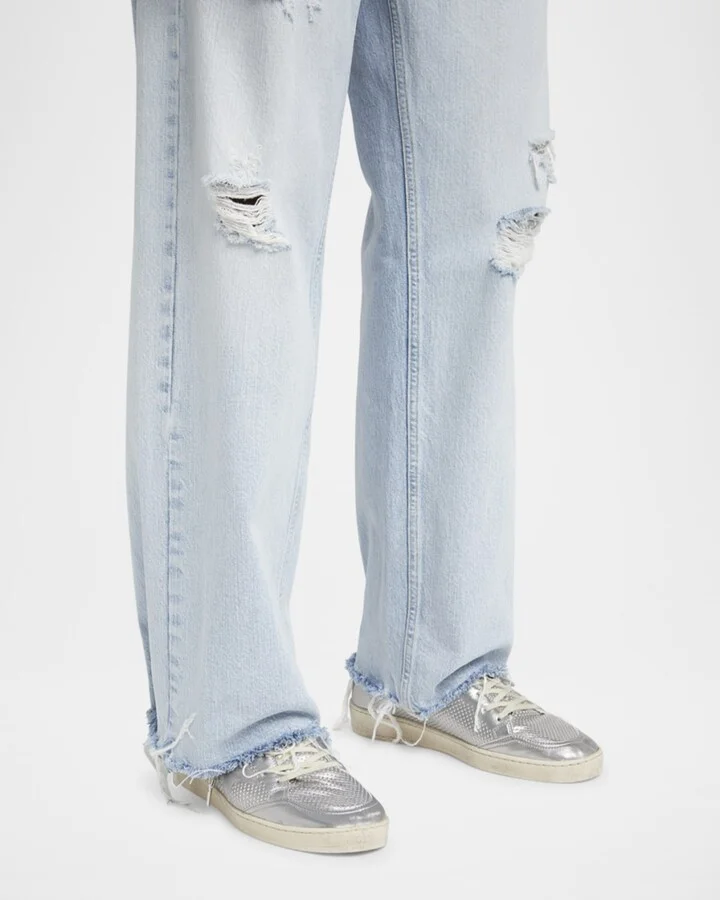 Men's Ball Star Metallic Low-Top Sneakers - Image 2