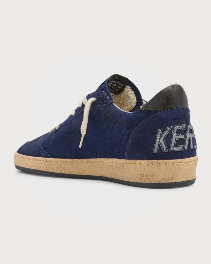 Men's Ball Star Suede Low-Top Sneakers - Image 2