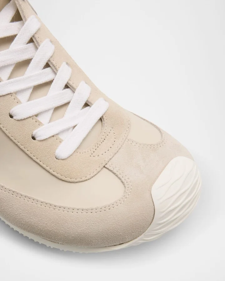 Men's Ballet Runner 2.0 Leather and Suede Low-Top Sneakers - Image 6