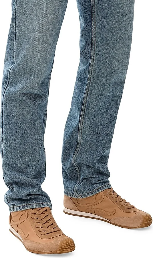Men's Ballet Runner 2.0 Leather Low-Top Sneakers - Cinnamon - Size 6 - Image 5