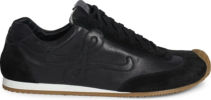 Men's Ballet Runner 2.0 Leather Low-Top Sneakers - Cinnamon - Size 6 - Image 11