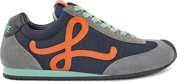 Men's Ballet Runner 2.0 Low-Top Sneakers - Navy Orange - Size 7