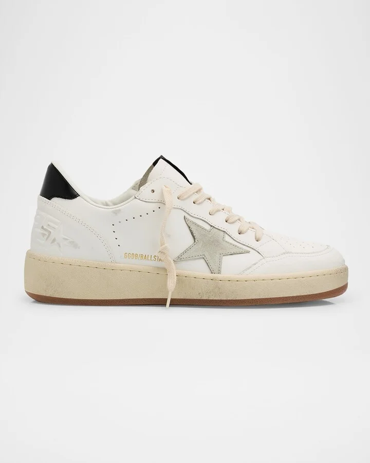 Men's Ballstar 2 Leather Low-Top Sneakers