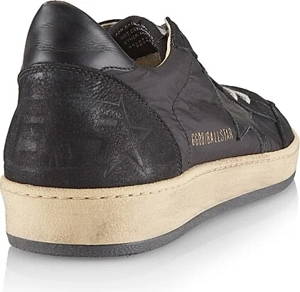 Men's Ballstar Leather Low-Top Sneakers - Black - Size 7 - Image 3