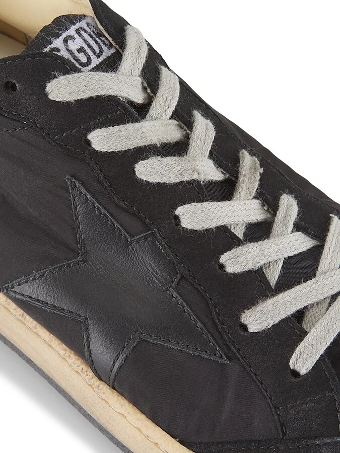 Men's Ballstar Leather Low-Top Sneakers - Black - Size 7 - Image 7