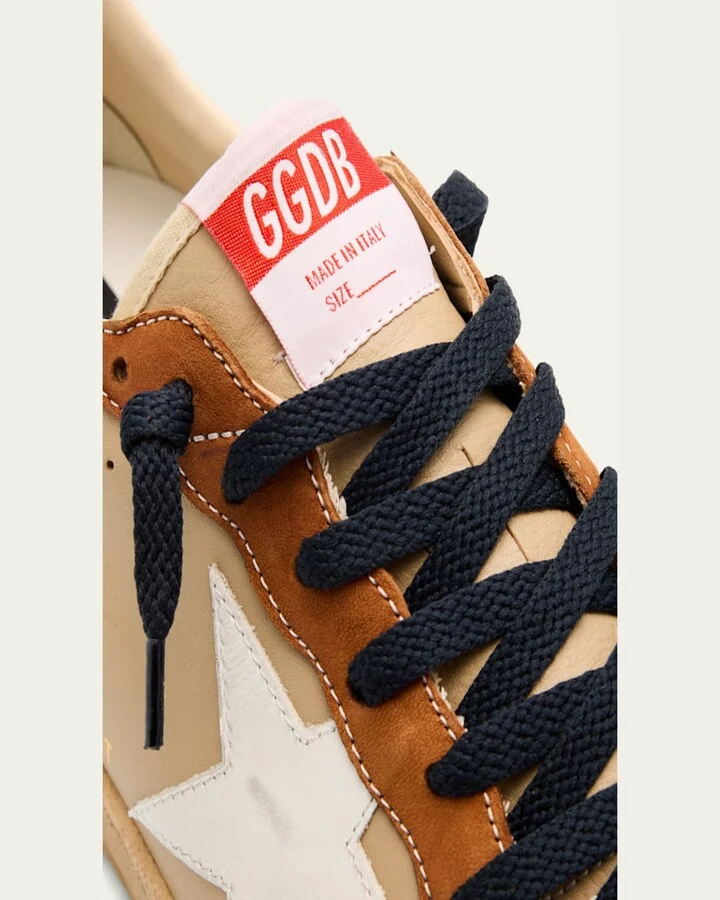 Men's Ballstar Low-Top Nubuck Leather Sneakers - Exclusive - Image 2
