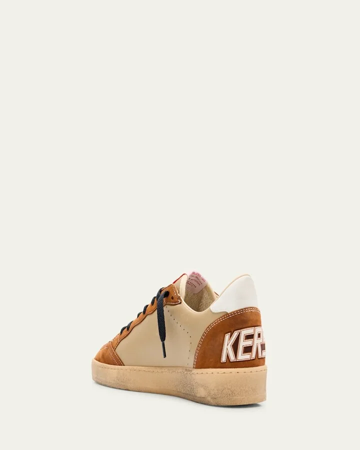Men's Ballstar Low-Top Nubuck Leather Sneakers - Exclusive - Image 3