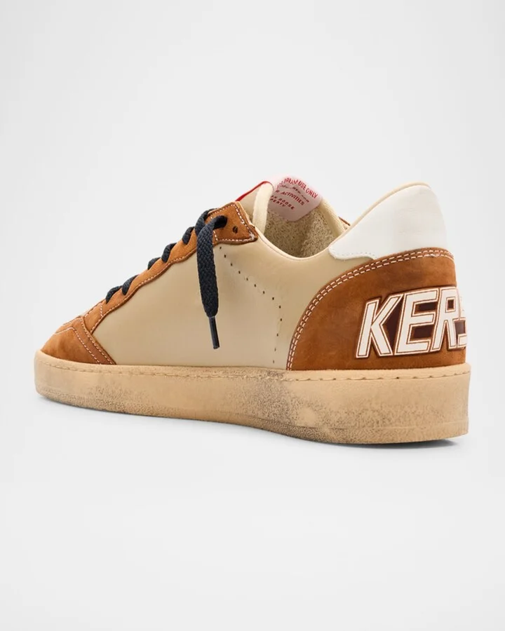 Men's Ballstar Low-Top Nubuck Leather Sneakers - Exclusive - Image 4