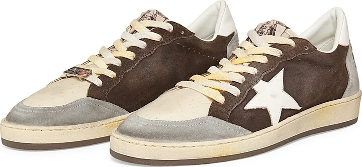 Men's Ballstar Spur Star Leather Sneakers - Dark Brown Multi - Size 8 - Image 2