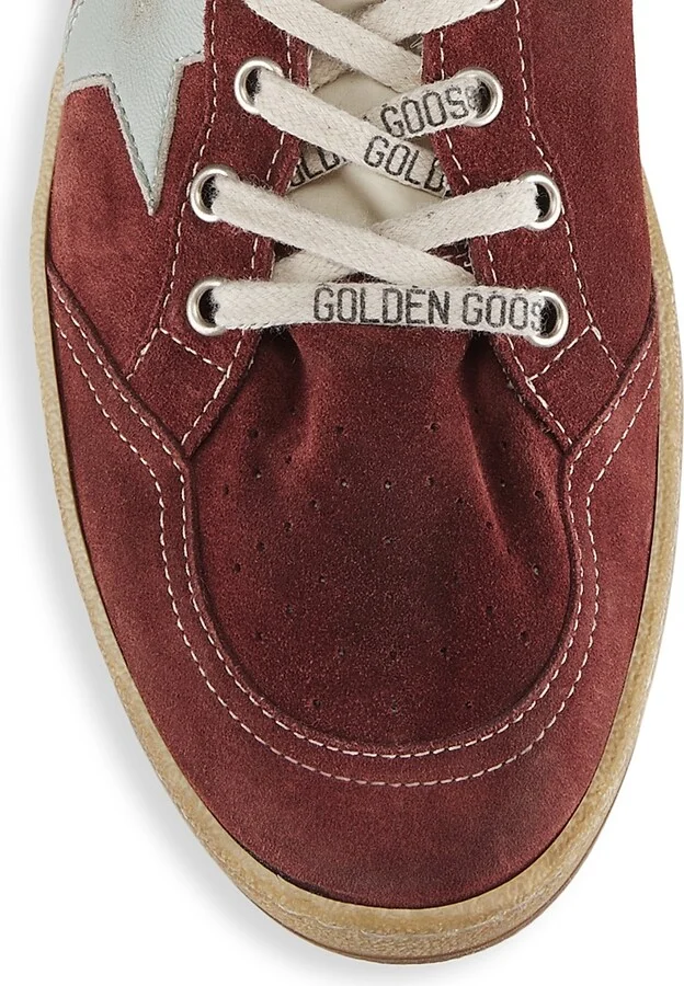 Men's Ballstar Suede Low-Top Sneakers - Brandy Aquamarine - Size 7 - Image 4