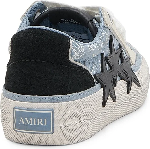 Men's Bandana Sunset Skate Low-Top Sneakers - Ashley Blue - Size 15 - Image 3