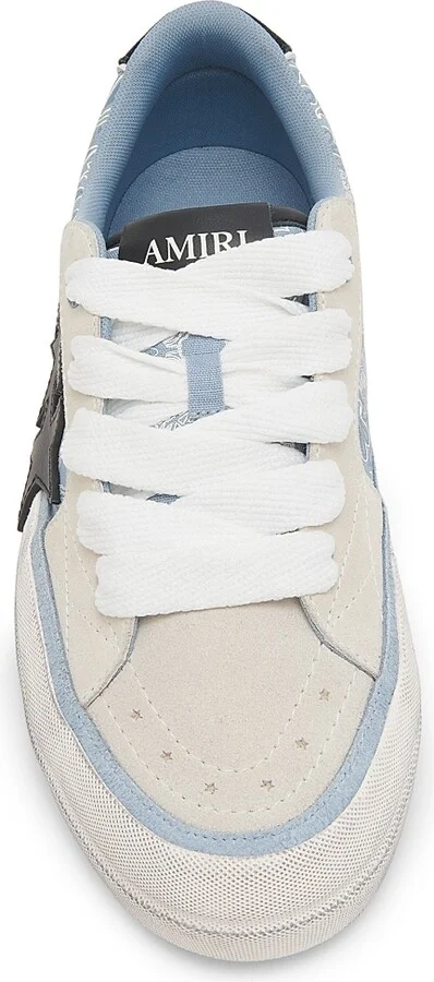 Men's Bandana Sunset Skate Low-Top Sneakers - Ashley Blue - Size 15 - Image 4