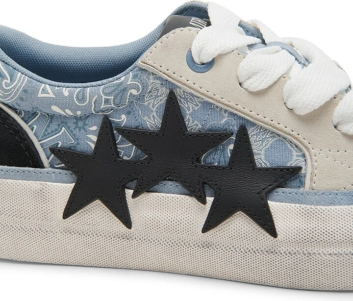 Men's Bandana Sunset Skate Low-Top Sneakers - Ashley Blue - Size 15 - Image 5