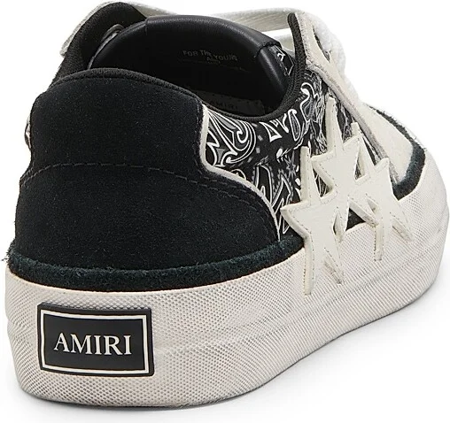Men's Bandana Sunset Skate Low-Top Sneakers - Ashley Blue - Size 15 - Image 7