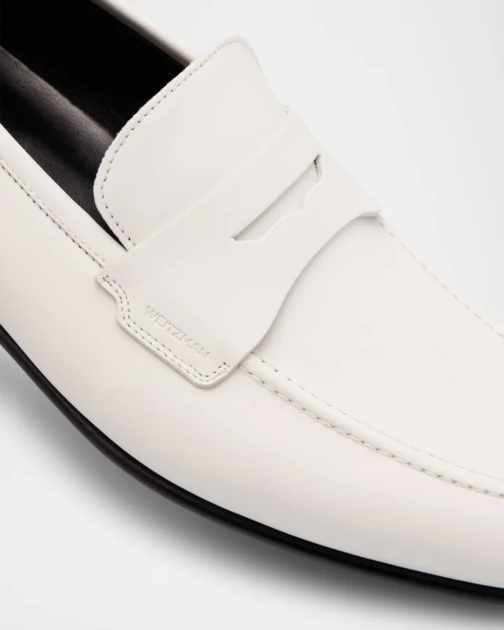Men's Banks Leather Penny Loafers - Image 8