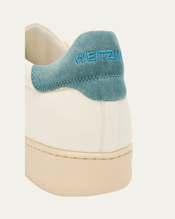 Men's Banner Leather T-Toe Low-Top Sneakers - Image 3