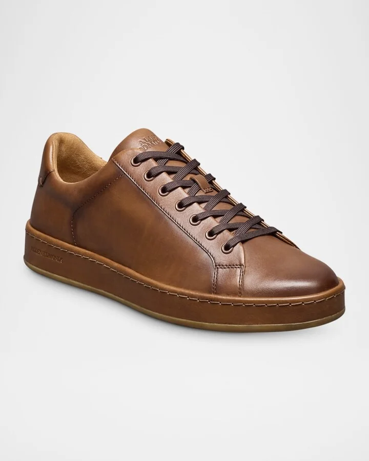 Men's Barnes Leather Low-Top Sneakers - Image 2