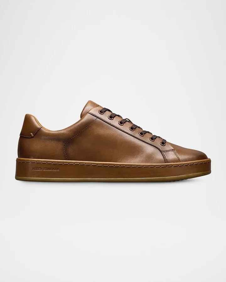 Men's Barnes Leather Low-Top Sneakers