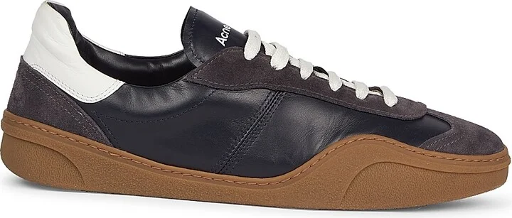 Men's Bars M Leather Low-Top Sneakers - White Brown - Size 8 - Image 11