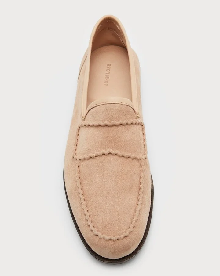 Men's Bath Suede Penny Loafers - Image 2
