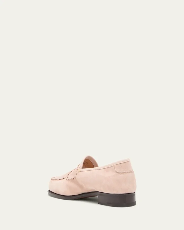 Men's Bath Suede Penny Loafers - Image 2