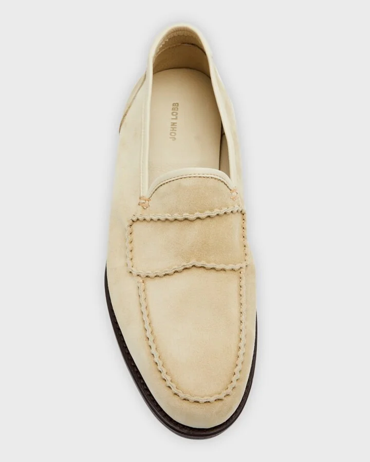 Men's Bath Suede Penny Loafers - Image 2