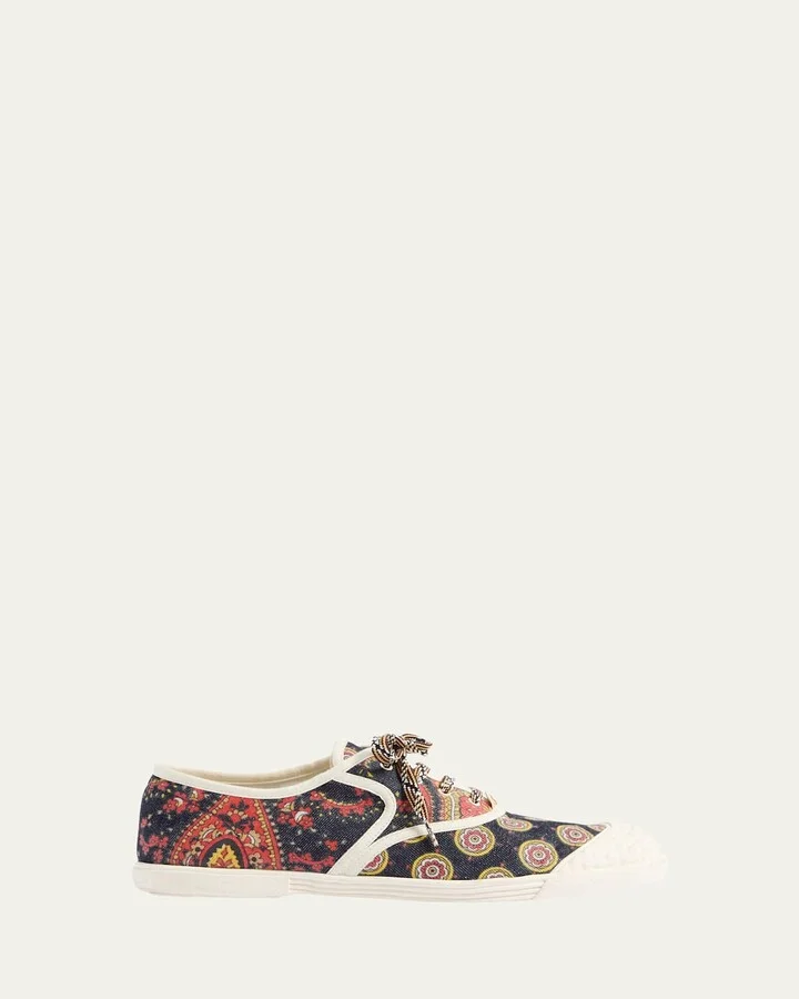Men's Bay By Bay Voyage Imaginaire Denim Low-Top Sneakers