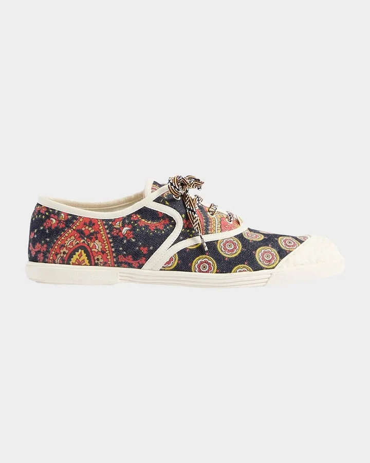 Men's Bay By Bay Voyage Imaginaire Denim Low-Top Sneakers
