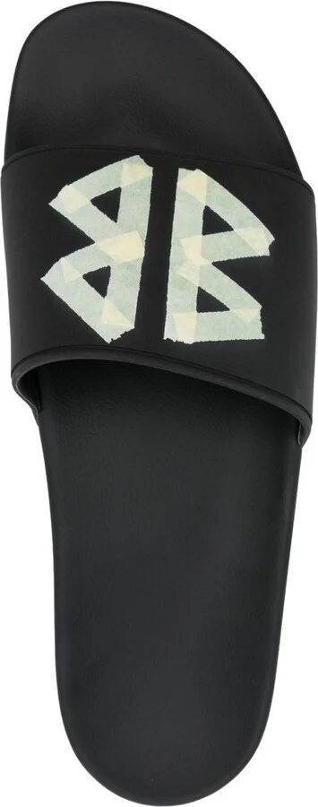 Men's Bb Logo-Prin Slides - Image 3