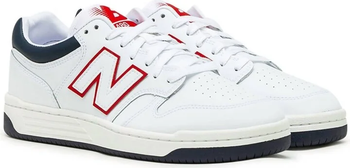 Men's Bb480 Lwg In White/navy/red