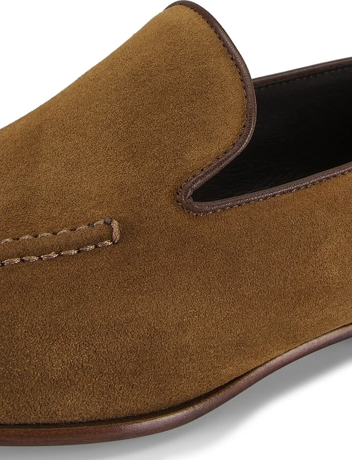 Men's Beamon Suede Leather Loafers - Grey - Size 7 - Image 11