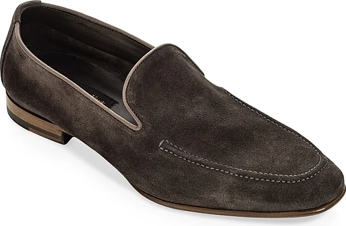 Men's Beamon Suede Loafers - Anthracite - Size 8.5 - Image 2