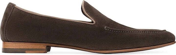 Men's Beamon Suede Loafers - Anthracite - Size 8.5