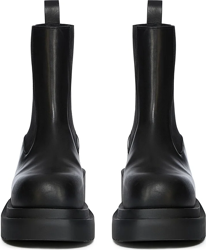 Men's Beatle Bogun Leather Chelsea Boots - Black - Size 11 - Image 4