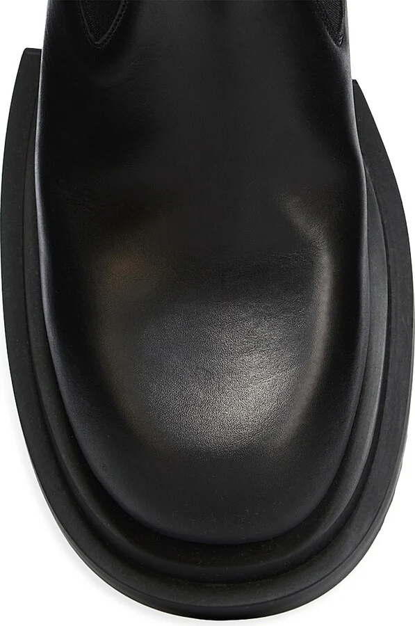 Men's Beatle Bogun Leather Chelsea Boots - Black - Size 11 - Image 6