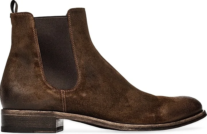 Men's Bedell Suede Chelsea Boots - Sigaro - Size 7