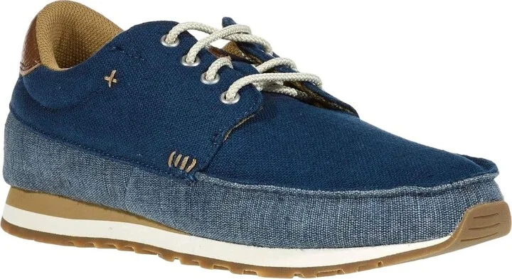 Men's Beer Runner Shoes In Navy/tan