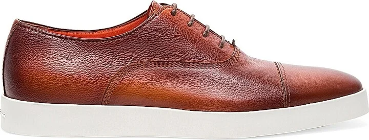 Men's Behemoth Leather Lace-Up Dress Shoes - Brown - Size 7