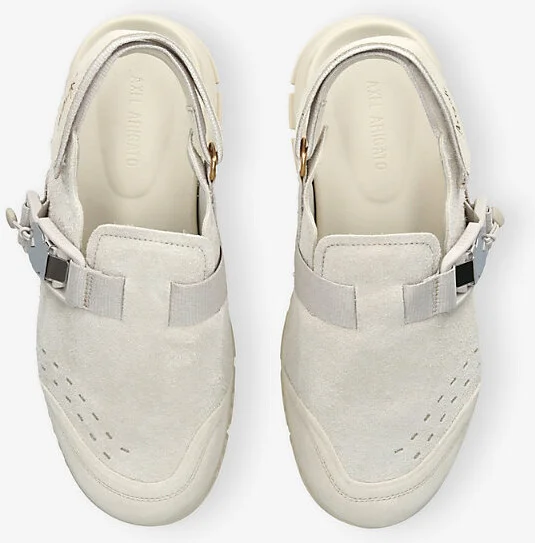 Mens Beige Area Suede Sandals Eur 43 / 9 Uk Men - Image 2