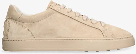 Mens Beige Comb Allacciata Cassetta Suede Low-Top Trainers Eur 46 / 12 Uk Men