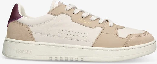 Mens Beige Comb Dice Lo Leather and Suede Low-Top Trainers Eur 44 / 10 Uk Men