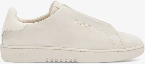 Mens Beige Dice Laceless Suede Low-Top Trainers Eur 40.5 / 6.5 Uk Men