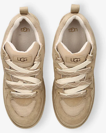 Mens Beige Oth Lo Lowmel Suede Low-Top Trainers Eur 43 / 9 Uk Men - Image 2