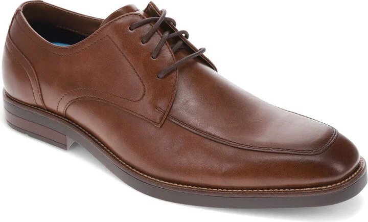 Mens Belson Moc Toe Dress Oxford Lace Up Shoes
