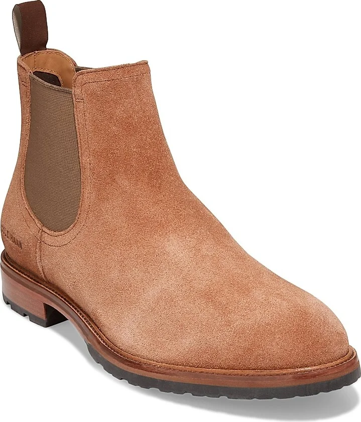 Men's Berkshire Leather Chelsea Boots - British Tan Natural - Size 7 - Image 2