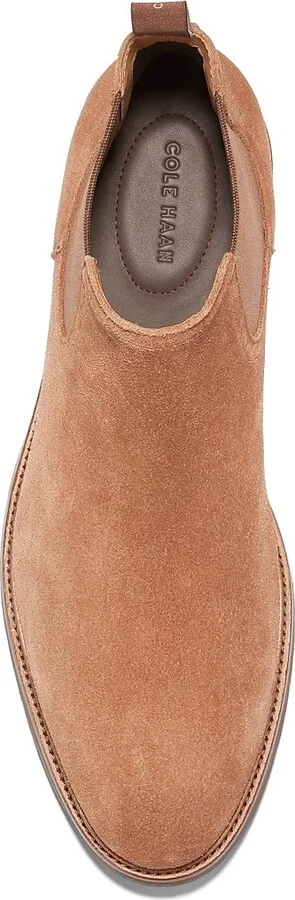 Men's Berkshire Leather Chelsea Boots - British Tan Natural - Size 7 - Image 4